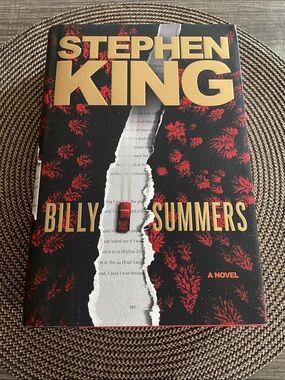 Stephen King "Billy Summers" Hardcover - Black & Red Jacket